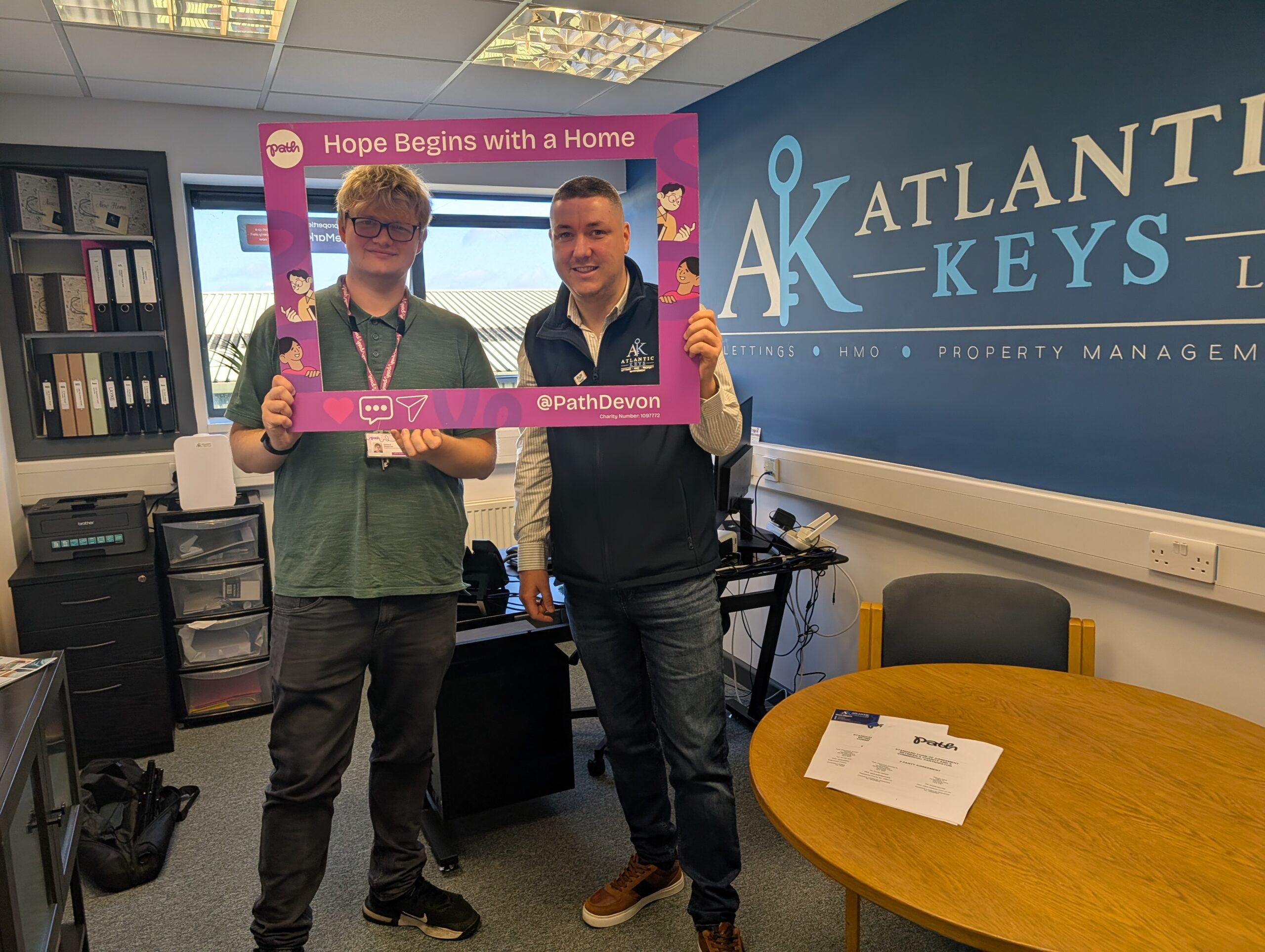 Atlantic Keys meeting with Path Devon in Plymouth